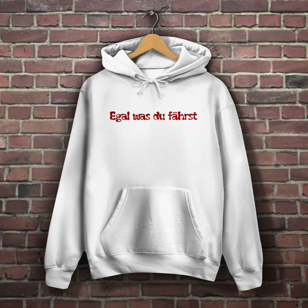Damen Simson Hoodie – Egal was du fährst / Simson verbindet uns.