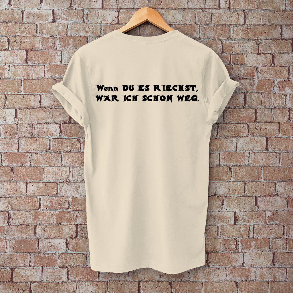 Herren T-Shirt 2-Takt – Wenn du es riechst, war ich schon weg