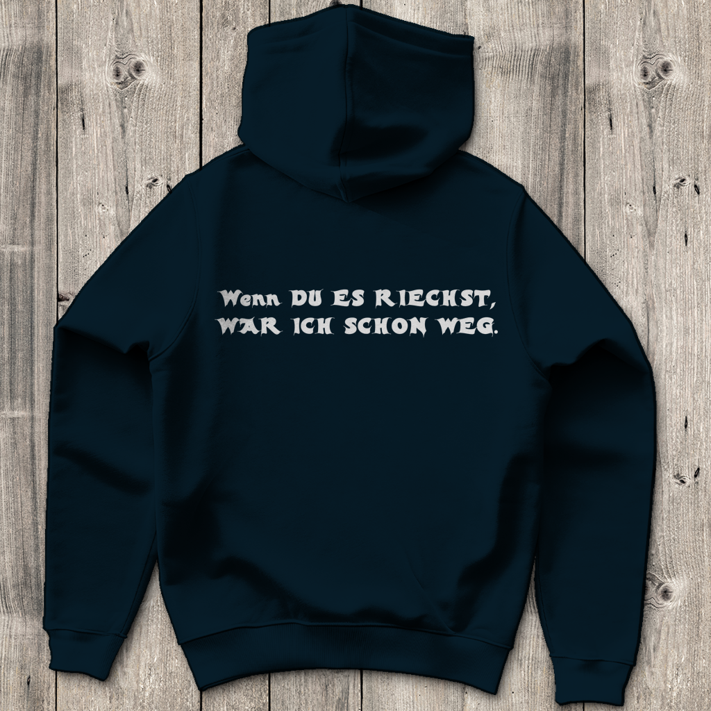 Herren Hoodie 2-Takt – Wenn du es riechst, war ich schon weg