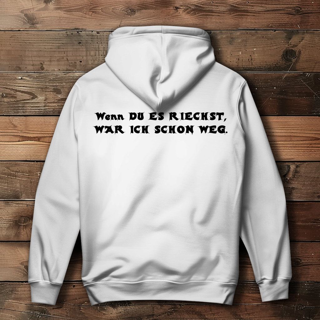 Damen Hoodie 2-Takt – Wenn du es riechst, war ich schon weg