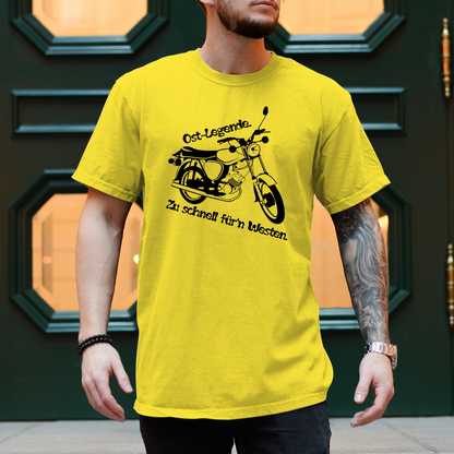 Herren T-Shirt Ossi-Legende Shirt – Kultiges Moped-Design für echte Ost-Originale