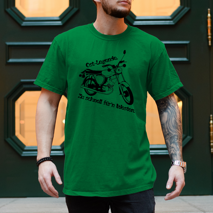 Herren T-Shirt Ossi-Legende Shirt – Kultiges Moped-Design für echte Ost-Originale