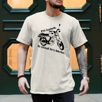 Herren T-Shirt Ossi-Legende Shirt – Kultiges Moped-Design für echte Ost-Originale