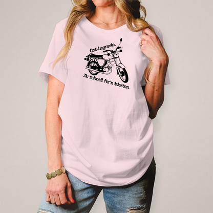 Damen T-Shirt Ossi-Legende Shirt – Kultiges Moped-Design für echte Ost-Originale