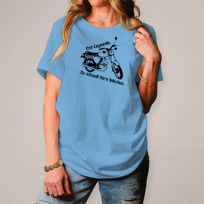 Damen T-Shirt Ossi-Legende Shirt – Kultiges Moped-Design für echte Ost-Originale
