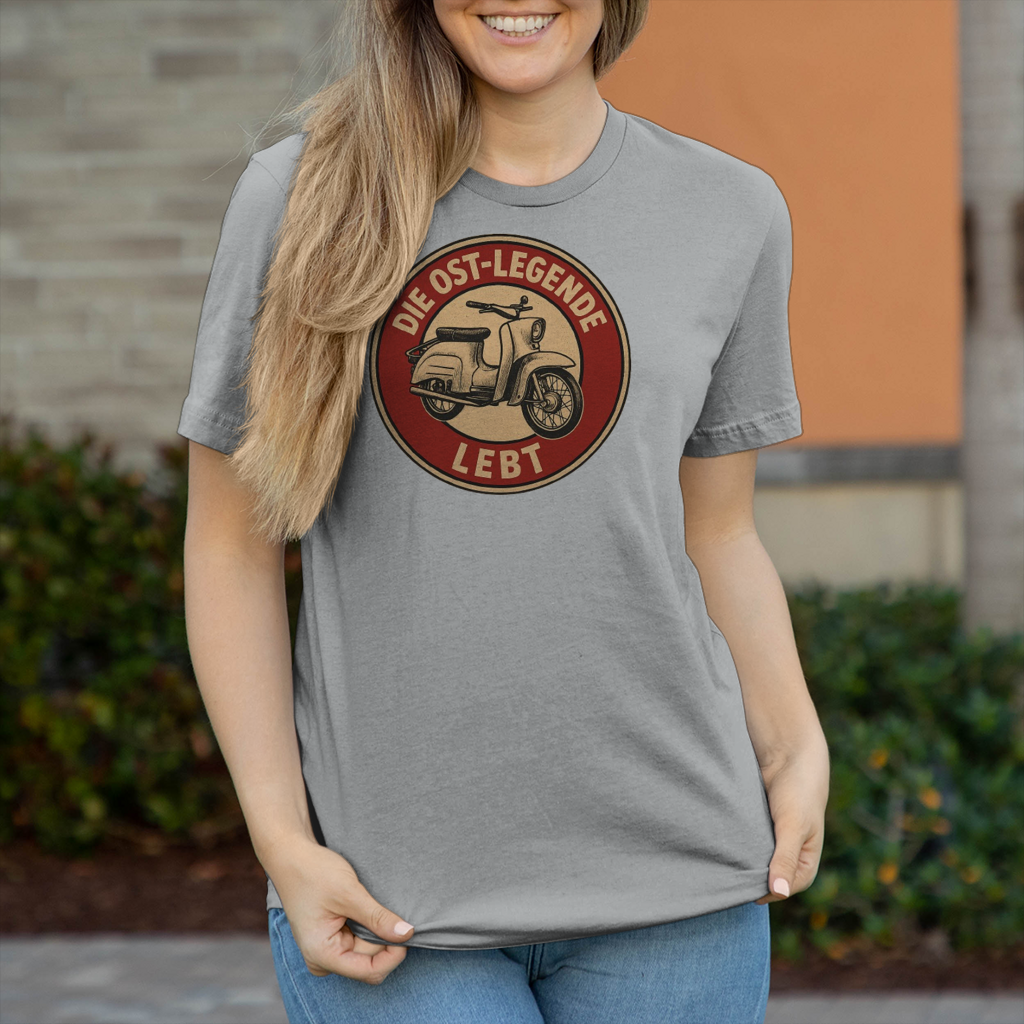 Damen T-Shirt Die Ost-Legende lebt KR51/ Schwalbe