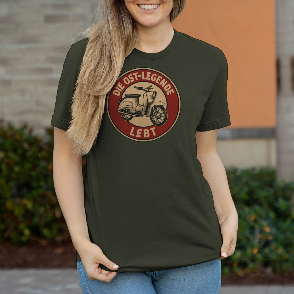Damen T-Shirt Die Ost-Legende lebt KR51/ Schwalbe