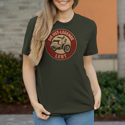 Damen T-Shirt Die Ost-Legende lebt KR51/ Schwalbe