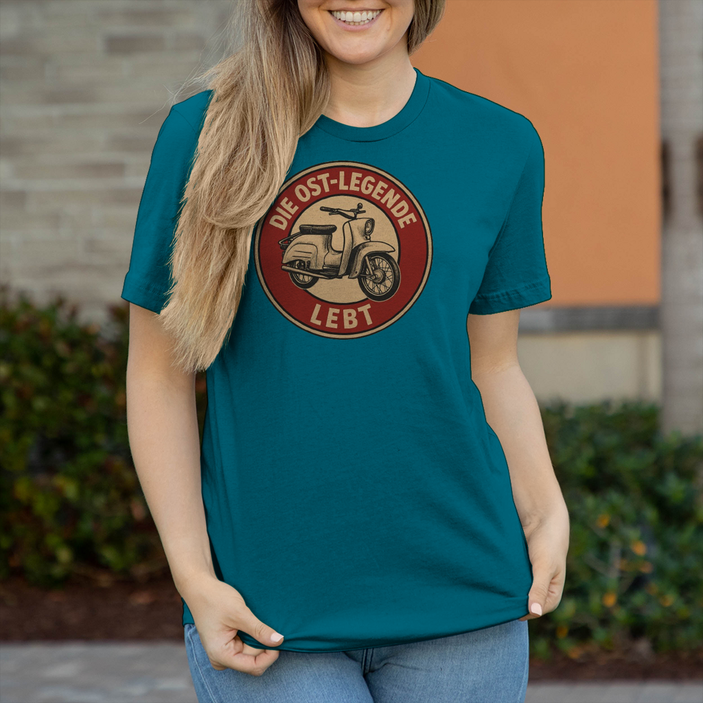 Damen T-Shirt Die Ost-Legende lebt KR51/ Schwalbe