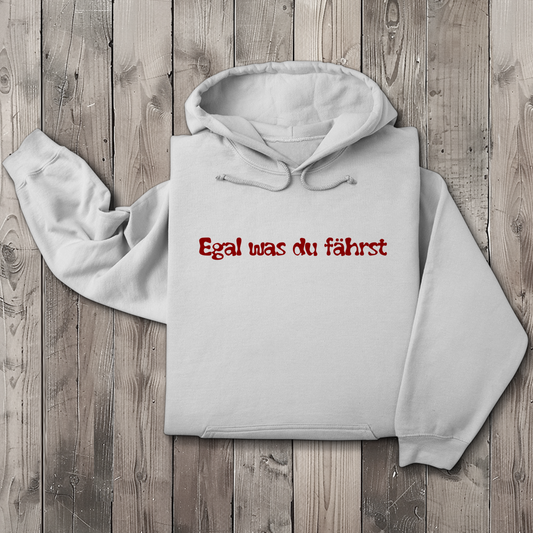 Herren Simson hoodie – Egal was du fährst / Simson verbindet uns.