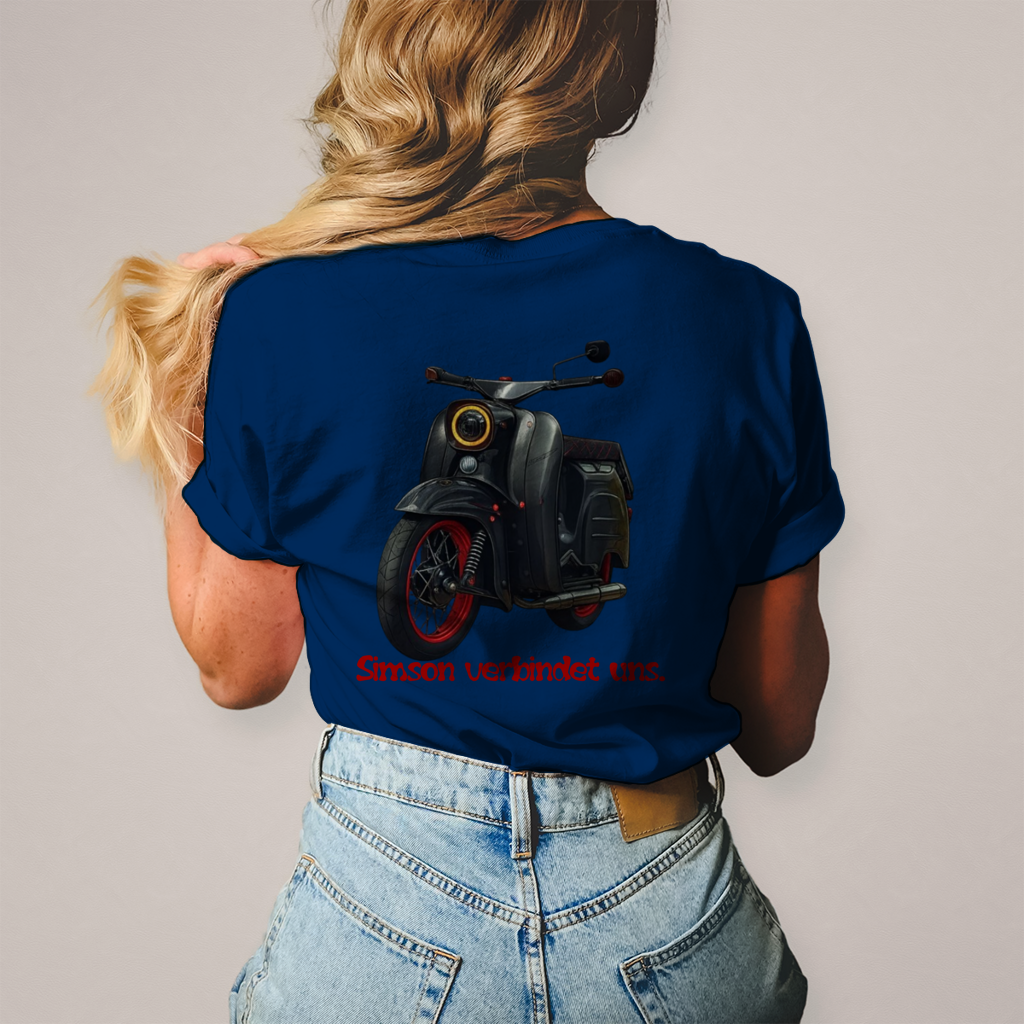 Damen Simson Shirt – Egal was du fährst / Simson verbindet uns