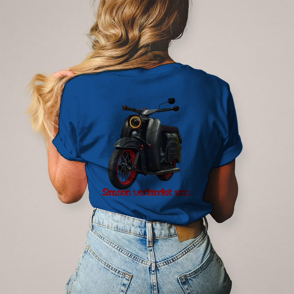 Damen Simson Shirt – Egal was du fährst / Simson verbindet uns
