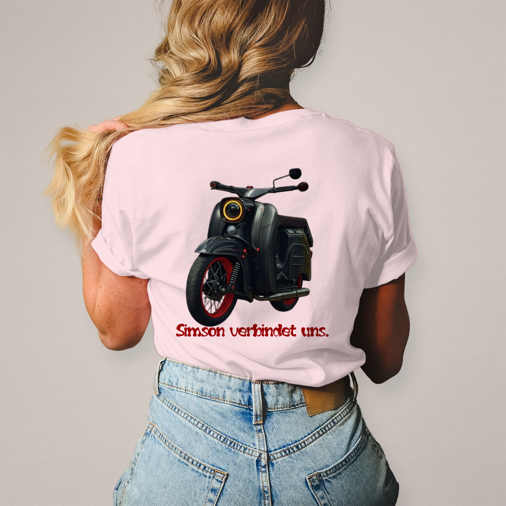 Damen Simson Shirt – Egal was du fährst / Simson verbindet uns