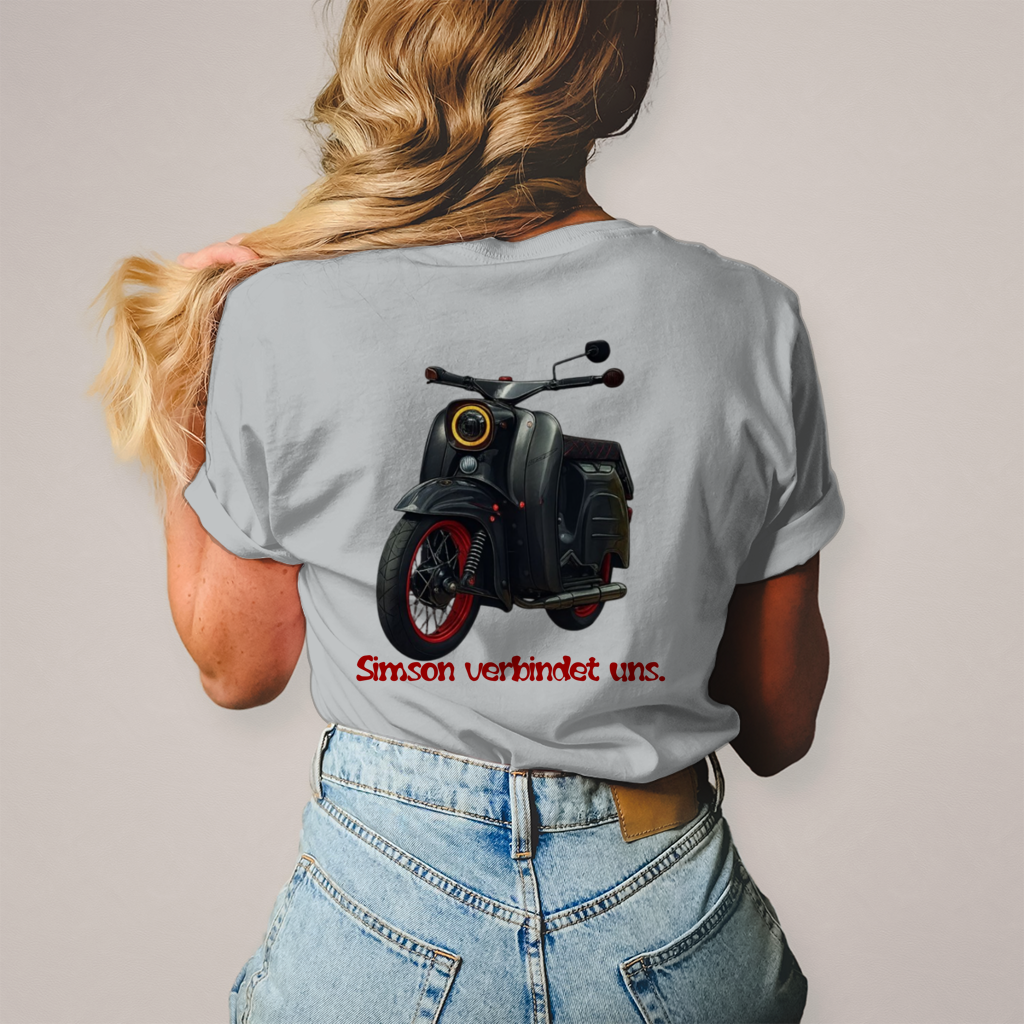 Damen Simson Shirt – Egal was du fährst / Simson verbindet uns