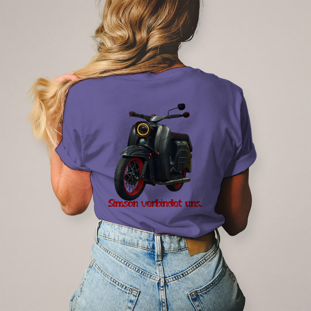 Damen Simson Shirt – Egal was du fährst / Simson verbindet uns