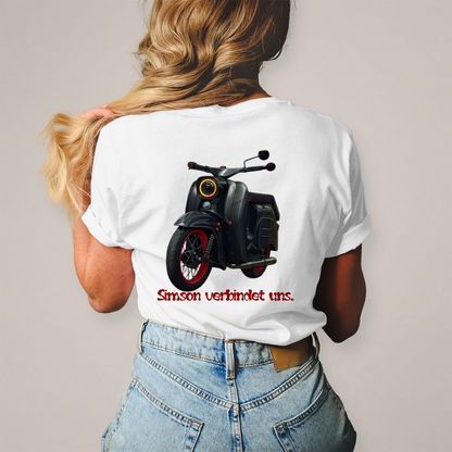Damen Simson Shirt – Egal was du fährst / Simson verbindet uns