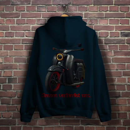 Damen Simson Hoodie – Egal was du fährst / Simson verbindet uns.