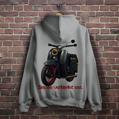 Damen Simson Hoodie – Egal was du fährst / Simson verbindet uns.