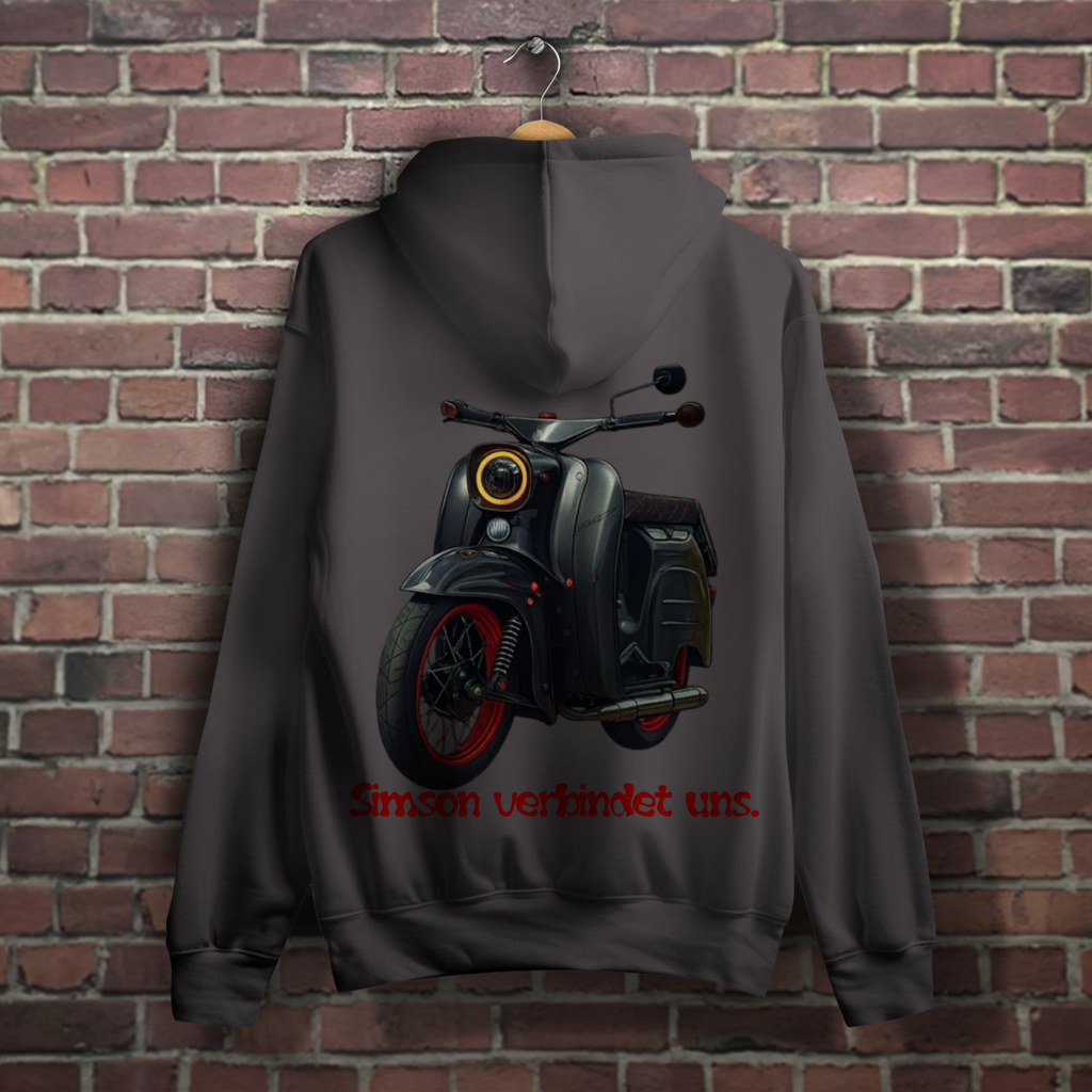 Damen Simson Hoodie – Egal was du fährst / Simson verbindet uns.