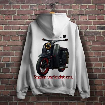 Damen Simson Hoodie – Egal was du fährst / Simson verbindet uns.