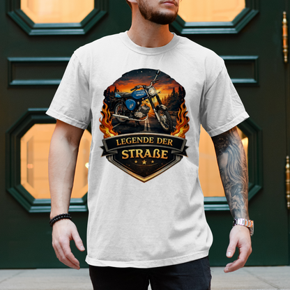 Herren T-Shirt „Legende der Straße“ – Simson Design
