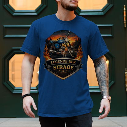 Herren T-Shirt „Legende der Straße“ – Simson Design