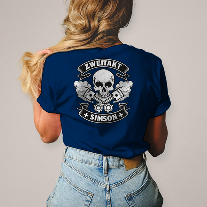 Damen T-Shirt Zweitakt. Rauch. Legende.