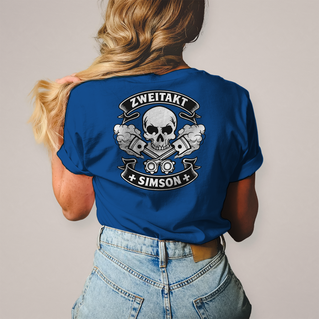 Damen T-Shirt Zweitakt. Rauch. Legende.