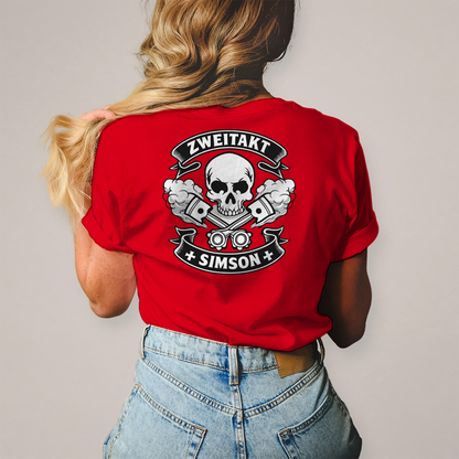 Damen T-Shirt Zweitakt. Rauch. Legende.