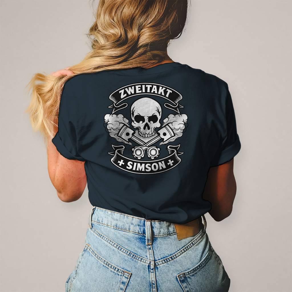 Damen T-Shirt Zweitakt. Rauch. Legende.