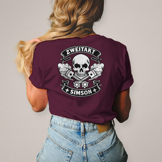 Damen T-Shirt Zweitakt. Rauch. Legende.