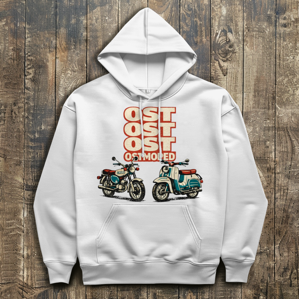 Herren Hoodie OST OST OST OSTMOPED – Retro Simson Design