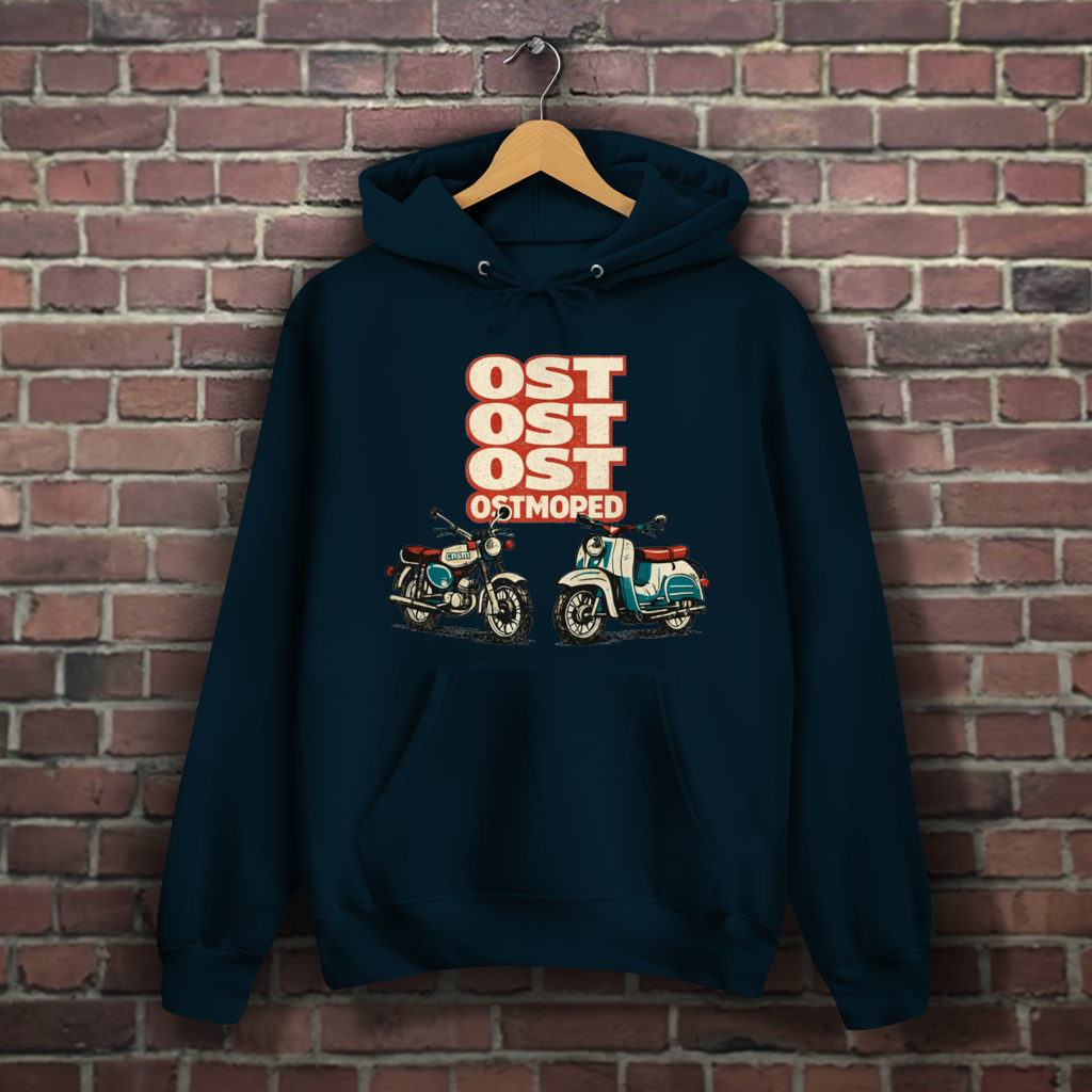 Damen Hoodie OST OST OST OSTMOPED – Retro Simson Design