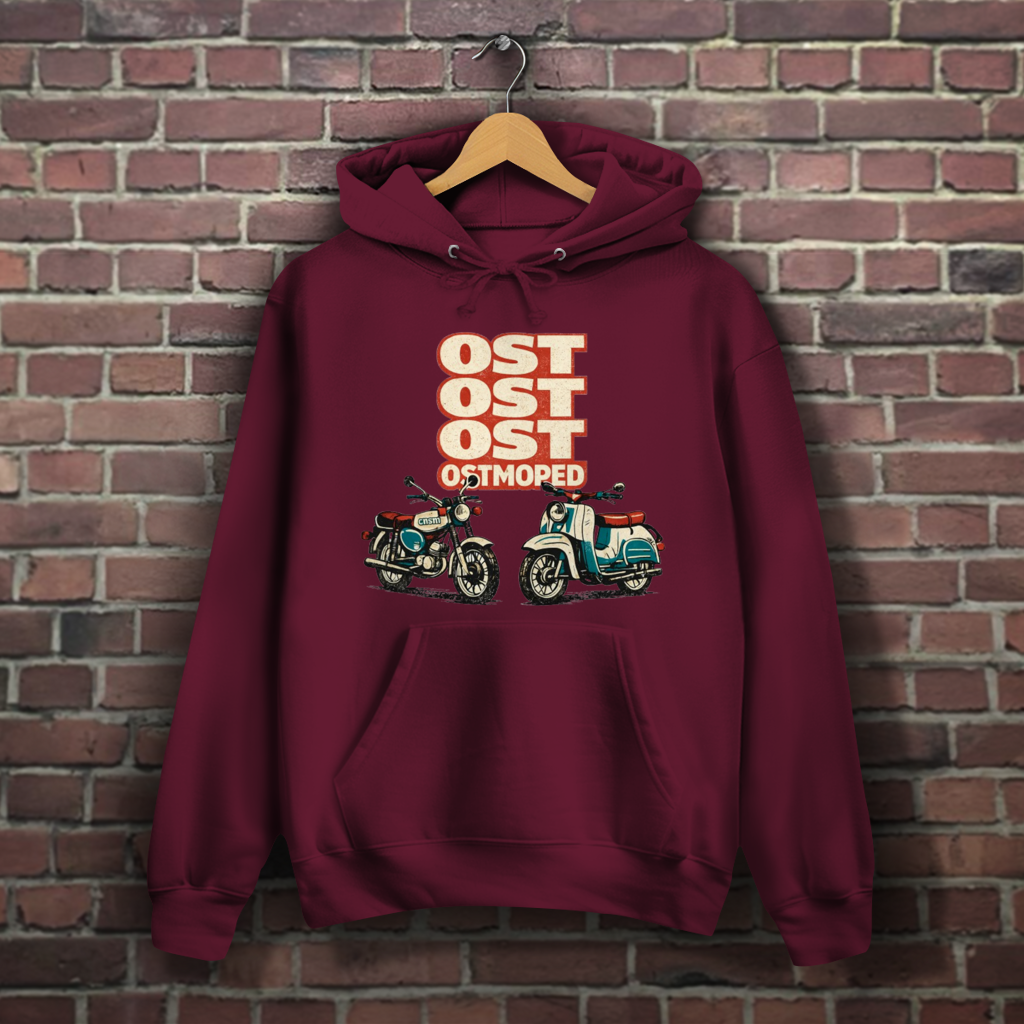Damen Hoodie OST OST OST OSTMOPED – Retro Simson Design