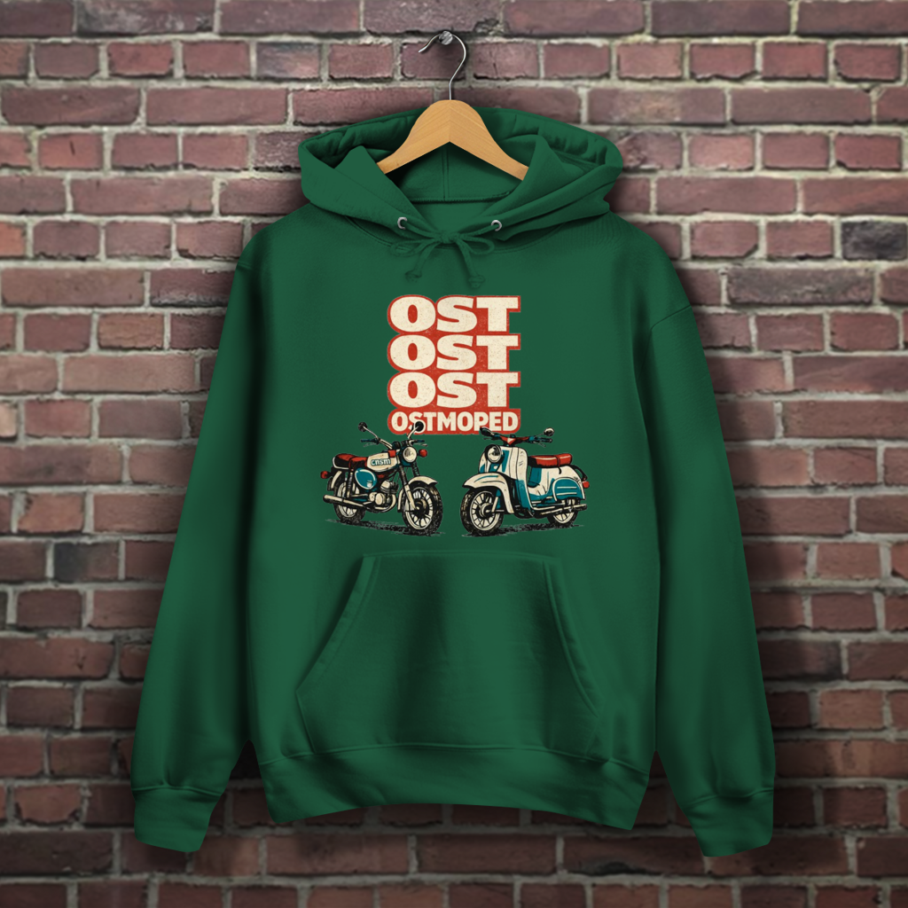 Damen Hoodie OST OST OST OSTMOPED – Retro Simson Design