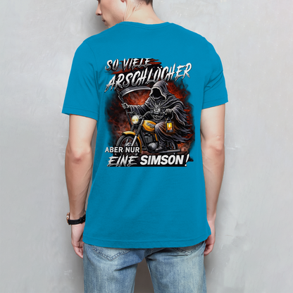 Herren T-Shirt „So viele Arschlöcher – aber nur eine Simson“