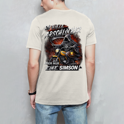 Herren T-Shirt „So viele Arschlöcher – aber nur eine Simson“