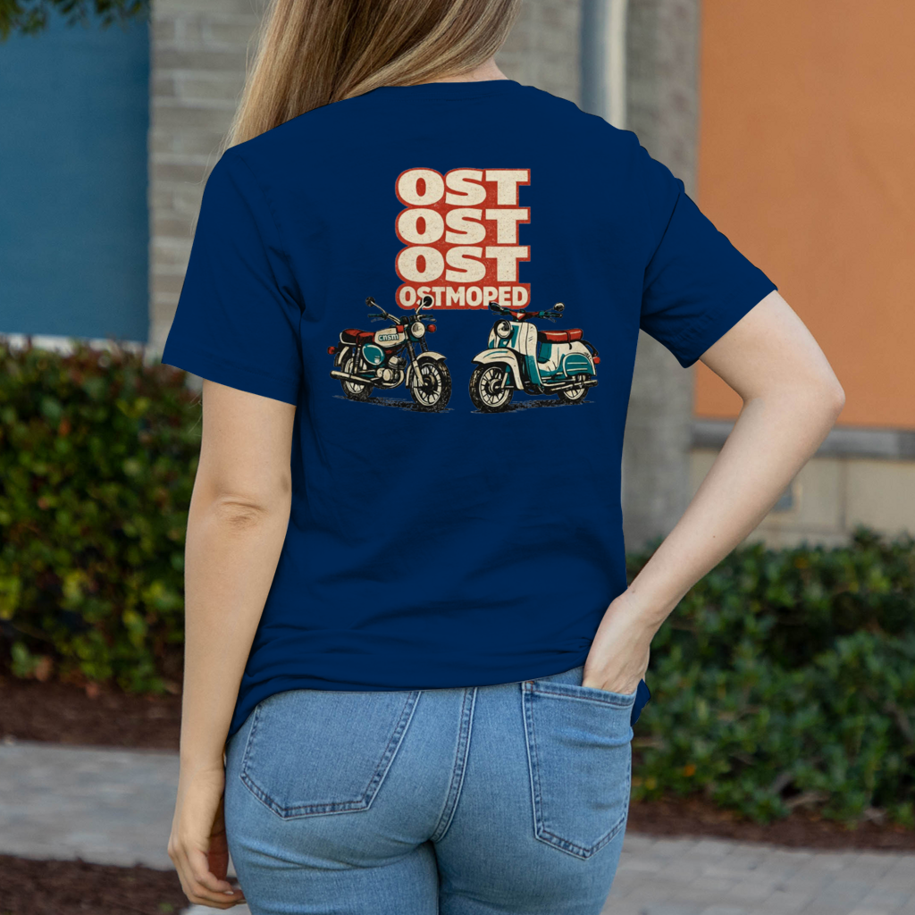 Damen T-Shirt OST OST OST OSTMOPED – Retro Simson Design