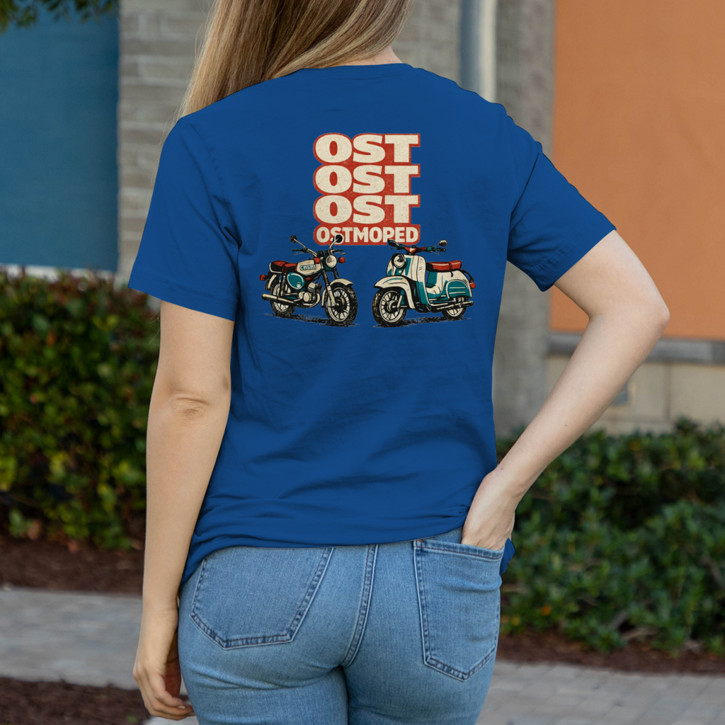 Damen T-Shirt OST OST OST OSTMOPED – Retro Simson Design