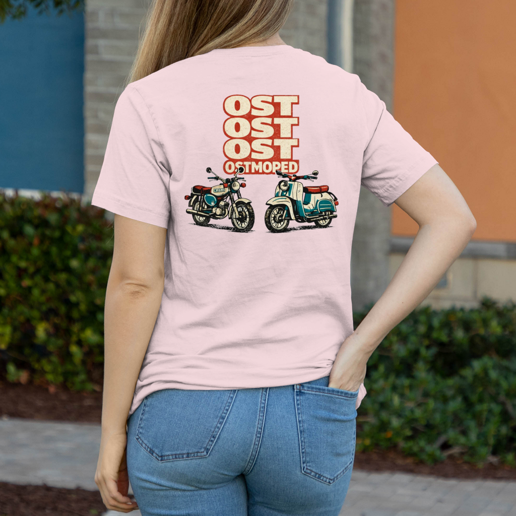Damen T-Shirt OST OST OST OSTMOPED – Retro Simson Design