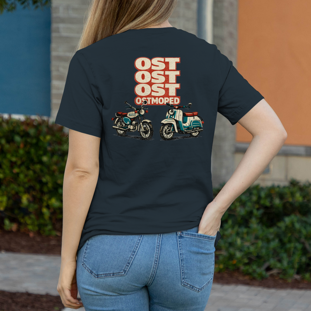 Damen T-Shirt OST OST OST OSTMOPED – Retro Simson Design