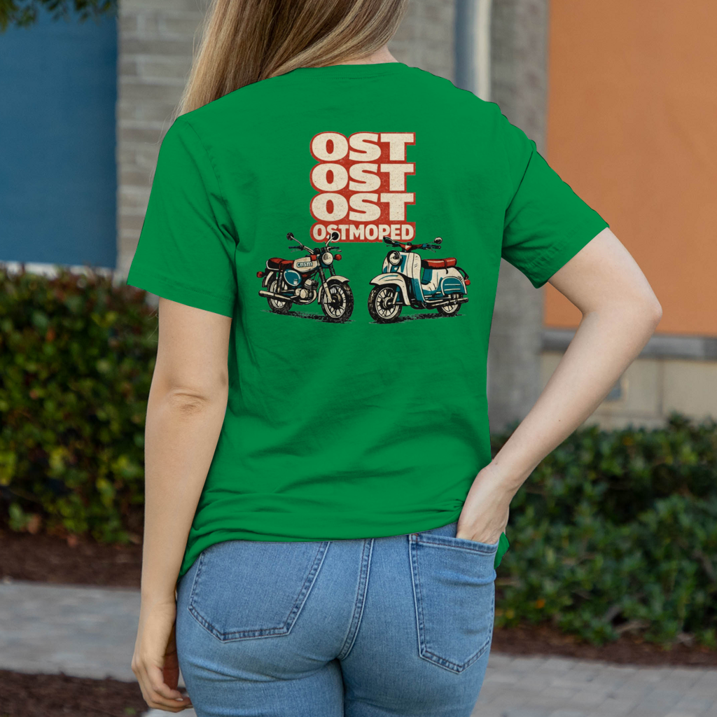 Damen T-Shirt OST OST OST OSTMOPED – Retro Simson Design