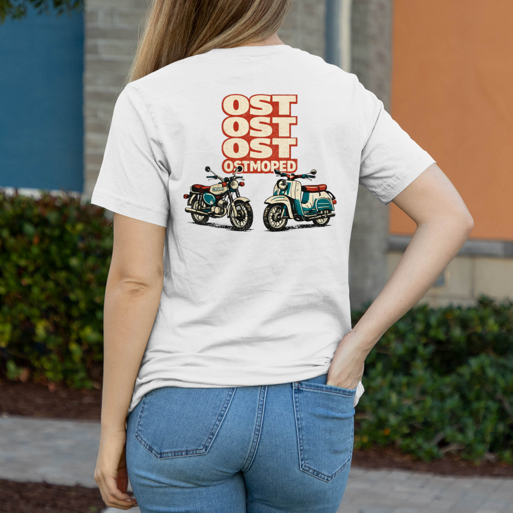 Damen T-Shirt OST OST OST OSTMOPED – Retro Simson Design