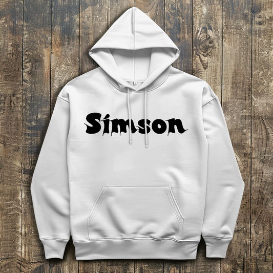 Herren Hoodie Zwei Hände, zwei Takte – Simson-Beat