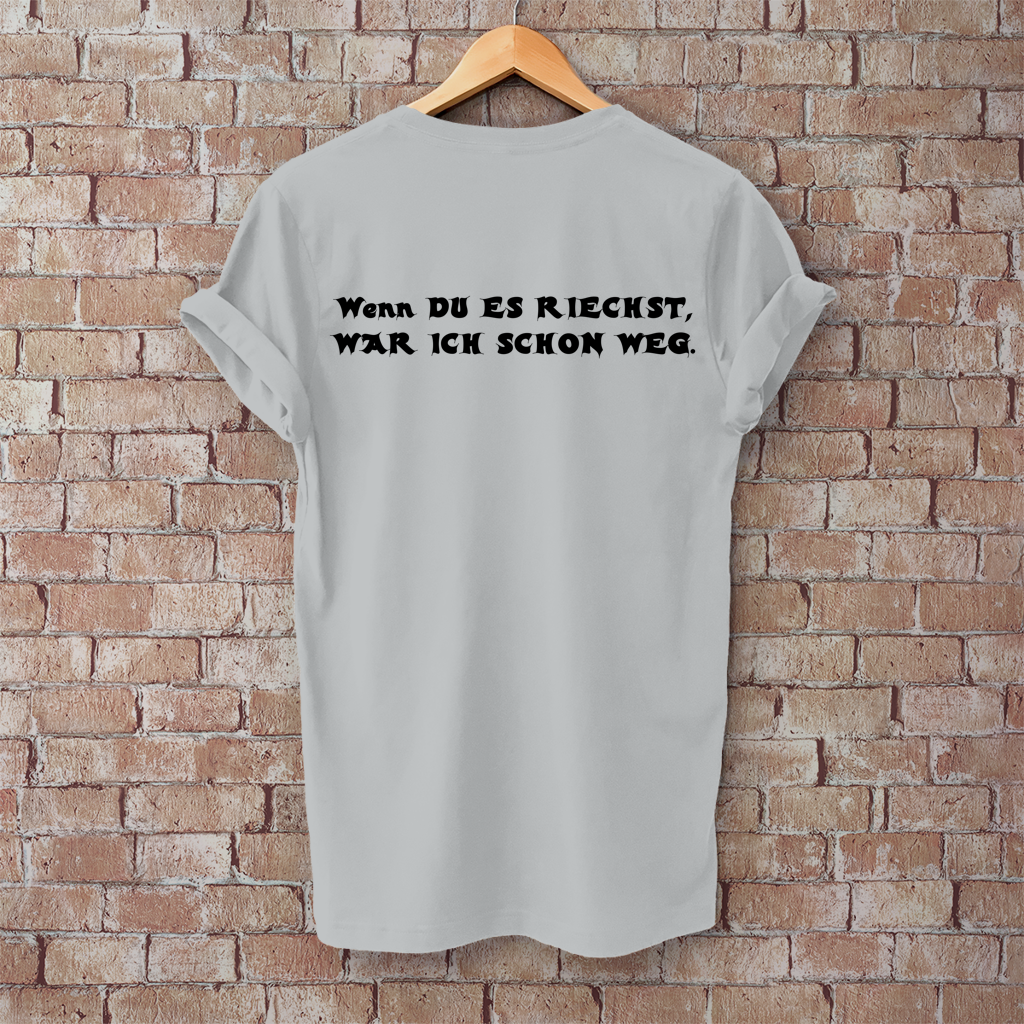 Herren T-Shirt 2-Takt – Wenn du es riechst, war ich schon weg