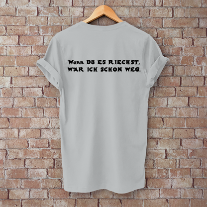 Herren T-Shirt 2-Takt – Wenn du es riechst, war ich schon weg