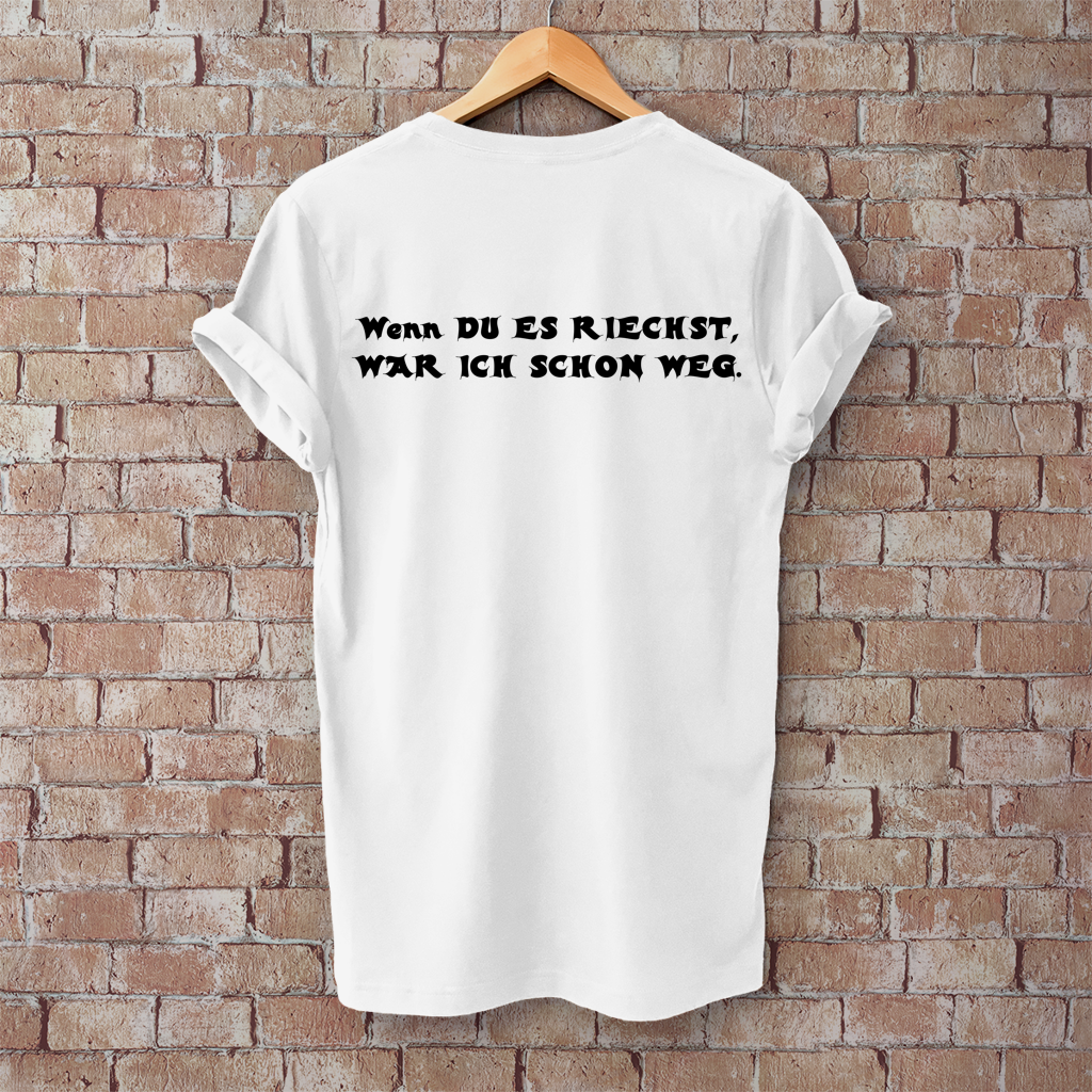 Herren T-Shirt 2-Takt – Wenn du es riechst, war ich schon weg