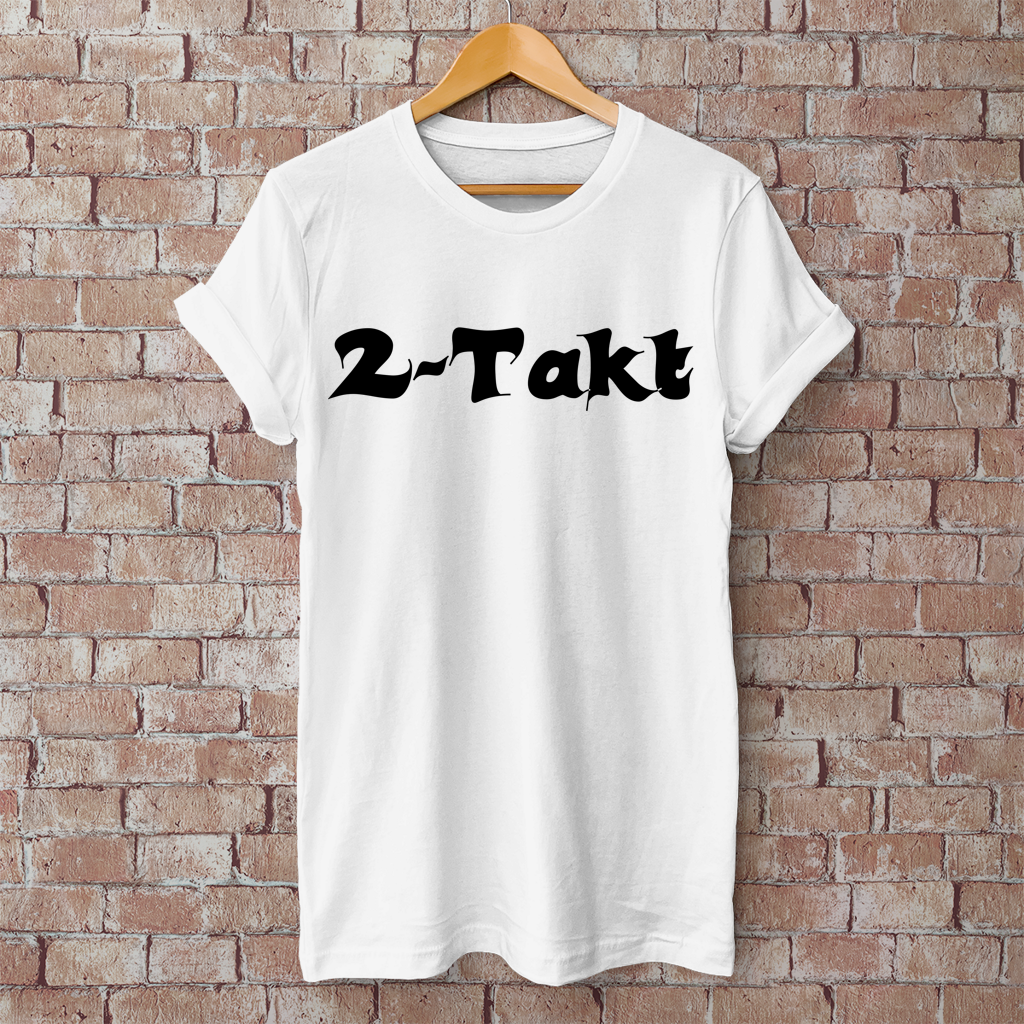 Herren T-Shirt 2-Takt – Wenn du es riechst, war ich schon weg