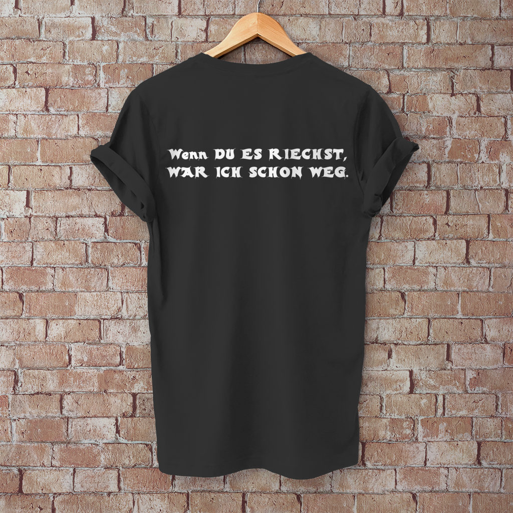 Herren T-Shirt 2-Takt – Wenn du es riechst, war ich schon weg