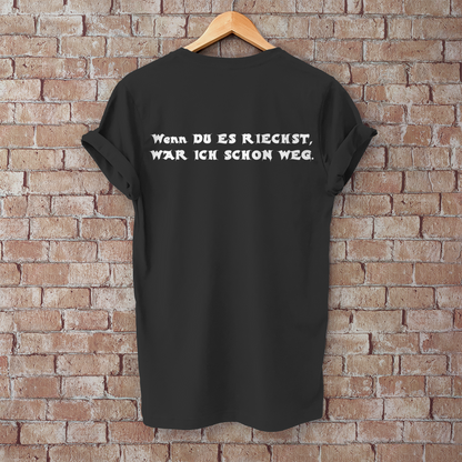 Herren T-Shirt 2-Takt – Wenn du es riechst, war ich schon weg